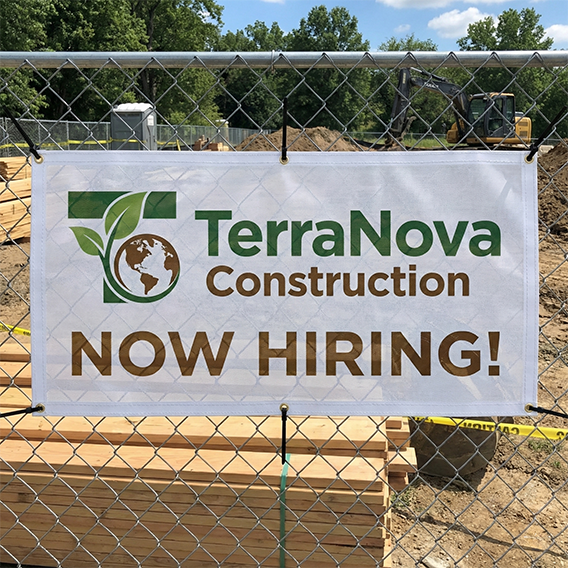 Construction Site Mesh Banners